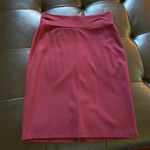 Charlotte russe Burgundy Skirt Size L